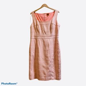 Tory Burch peach dress sz 14